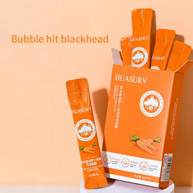 

Moisturizing /set Compound Acid Carrot Net Bubble Mask Shrinking Pore Complex Acid Carrot Foam Facial Mask Mask Foam Facial Mask