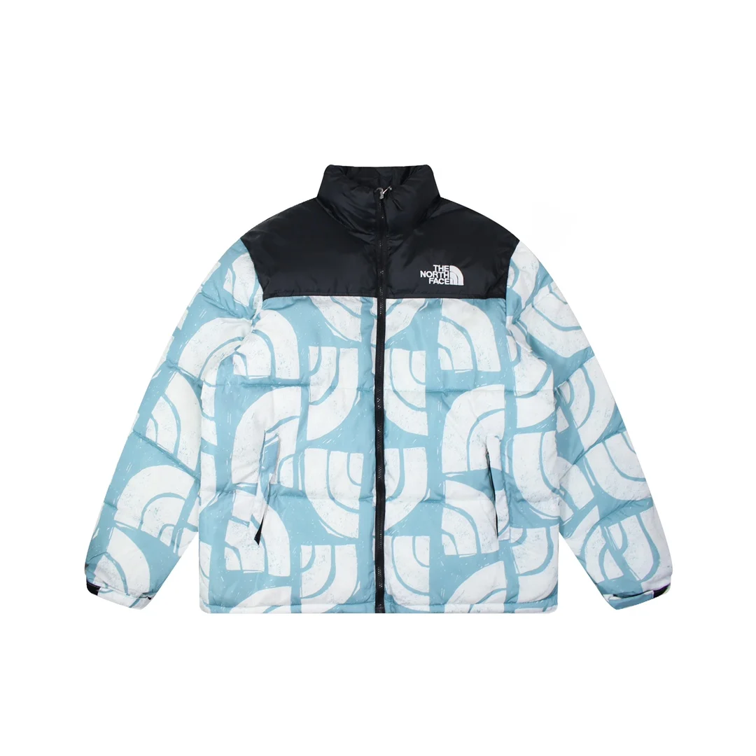 Пуховик The North Face ветрозащитный против пятен морщин Тонкая посадка Зимняя