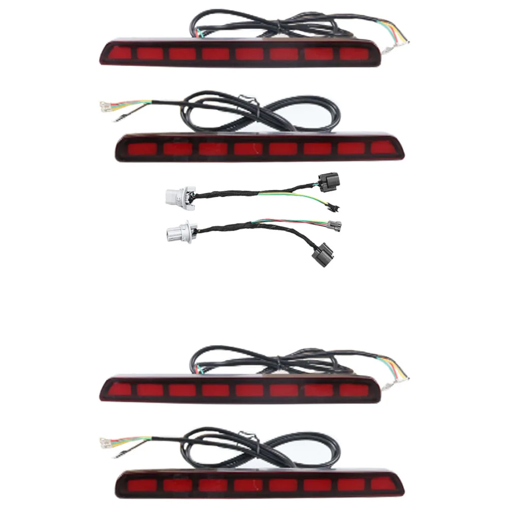 

1pc Red LED Rear Bumper Reflector Light For Honda CR-V CRV 2023 Brake Sequence Turn Light Tail Fog Light Accessories