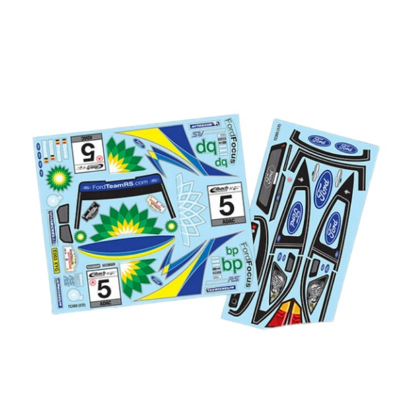 1/10 комплект наклеек для Ford Focus BP Tamiya TT01 TT02 HPI Kyosho 58308