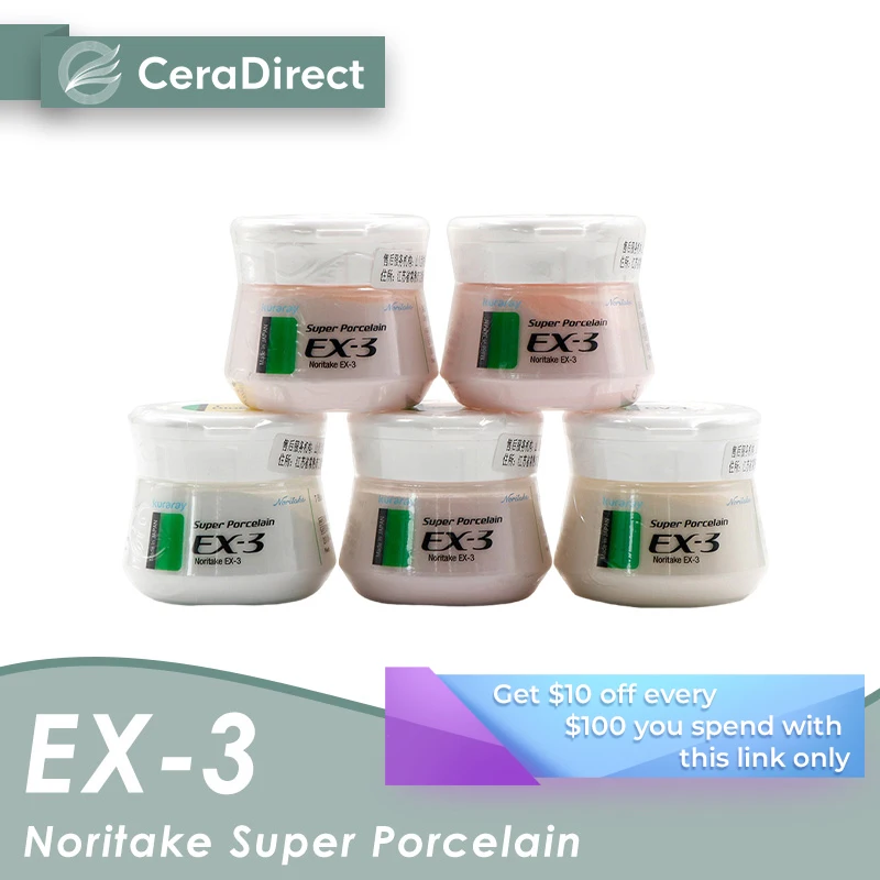 Dental Laboratory Materials Noritake Super Porcelain EX-3 (50g) Porcelain Powder——B