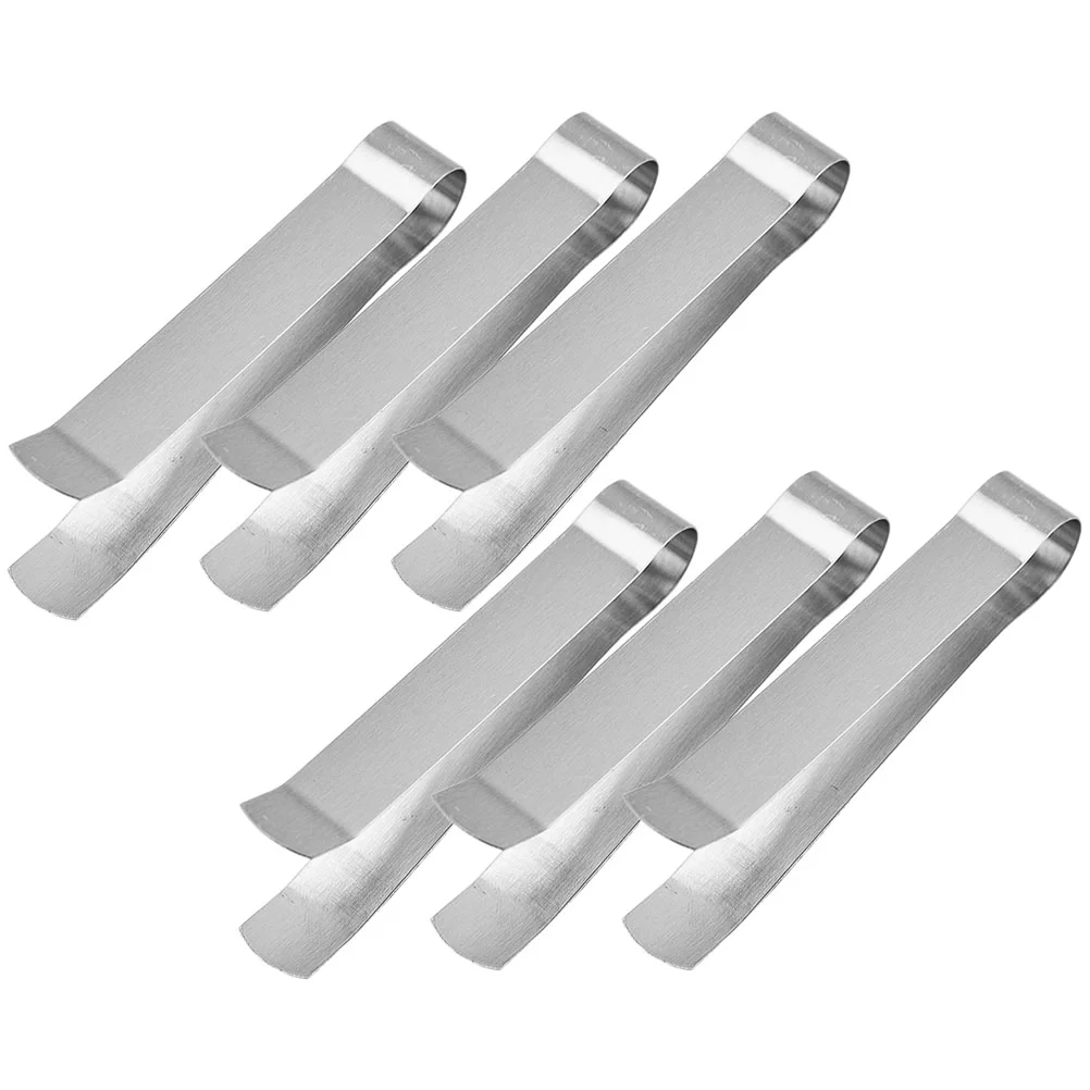 

6pcs Stainless Steel Tweezers Wick Trimmers Aromatherapy Tweezers
