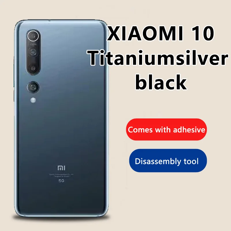 Задняя крышка для аккумулятора Xiaomi Mi 10 задняя корпуса панель запасные части Mi10