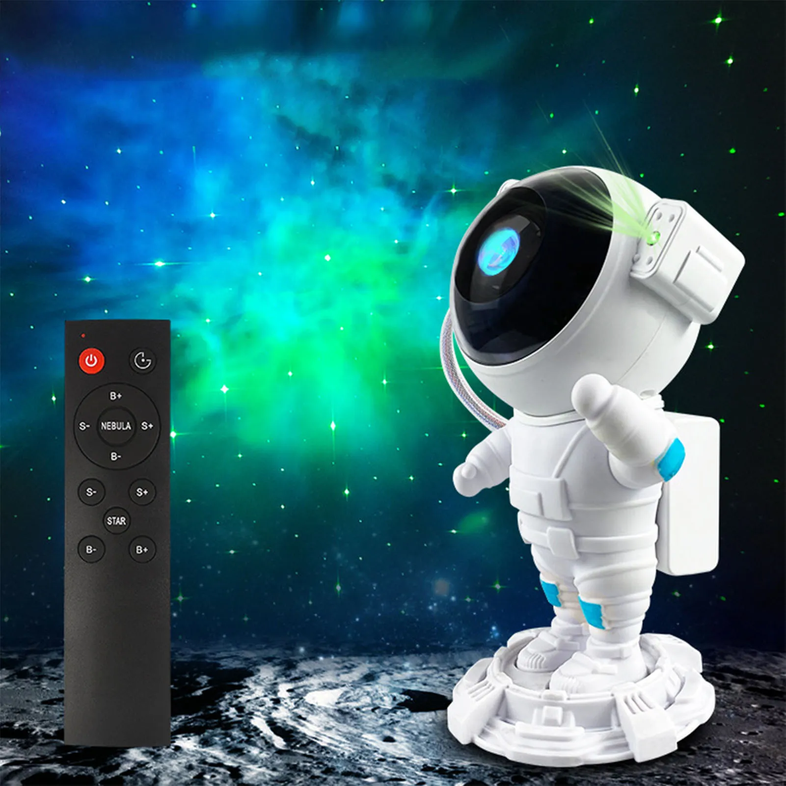 

Galaxy Star Projector Starry Sky Night Light Astronaut Lamp Home Room Decor Decoration Bedroom Decorative Luminaires Gift