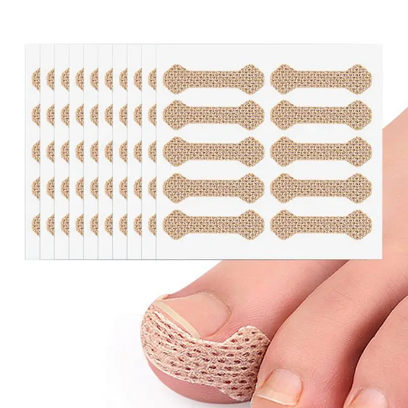 

Toenail Corrector Patch Nail Repair Patches Extra Strength Breathable Non-Irritating Nail Repair Renewal Patch For Rough Nails