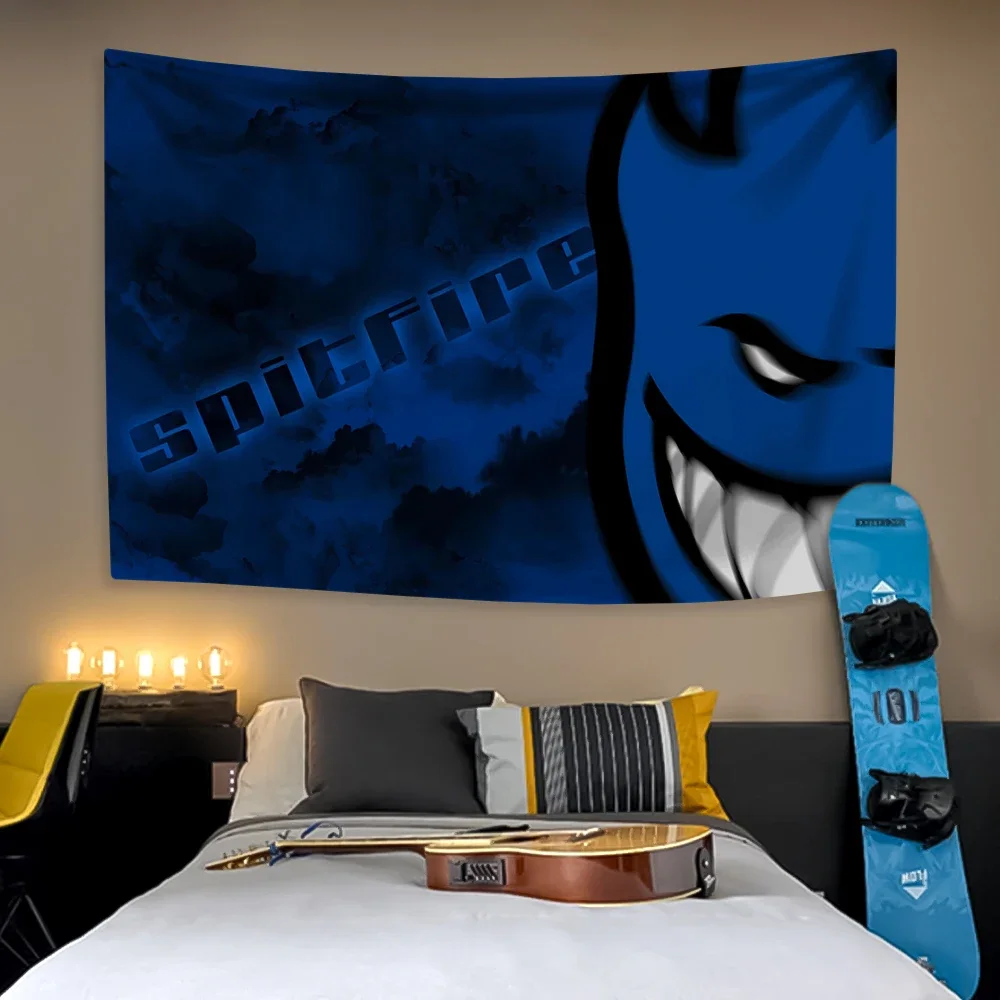XxDeco гобелен для скейтбордов с рисунком огней настенная подвесная ткань спальни и