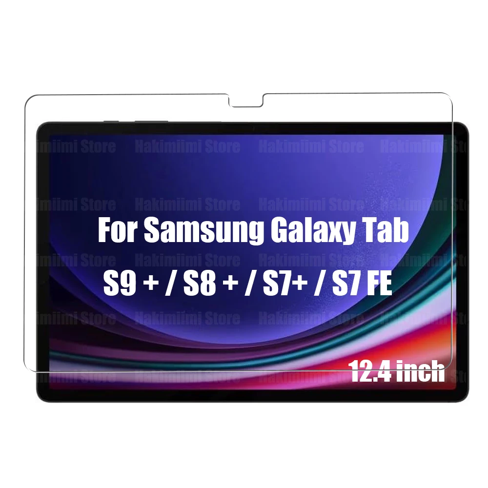 

Защита экрана для Samsung Galaxy Tab S9 Plus/S8 Plus/S7 Plus/S7 FE 12,4 дюймов, закаленное стекло, пленка для Galaxy Tab S9 +/S8 +/S7 +