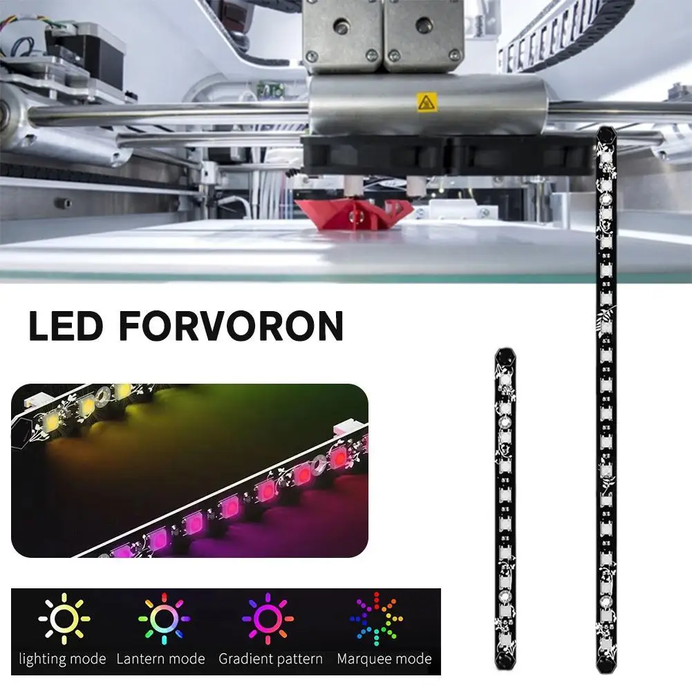 

Disco On A Stick Voron 0.1/0.2/2.4 3D Printer Daylight PCB Kit 5V RGB LED Bar For Voron 2.4 Trident 350/300/250 Micron+ Lamp Bar