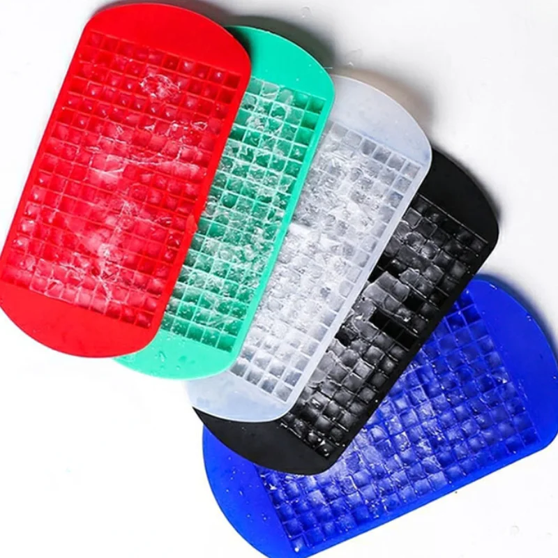 

Силиконовая форма для льда с сеткой 160, форма для льда, форма для льда, лоток для льда с сеткой, мини-кубики льда, маленькая квадратная форма