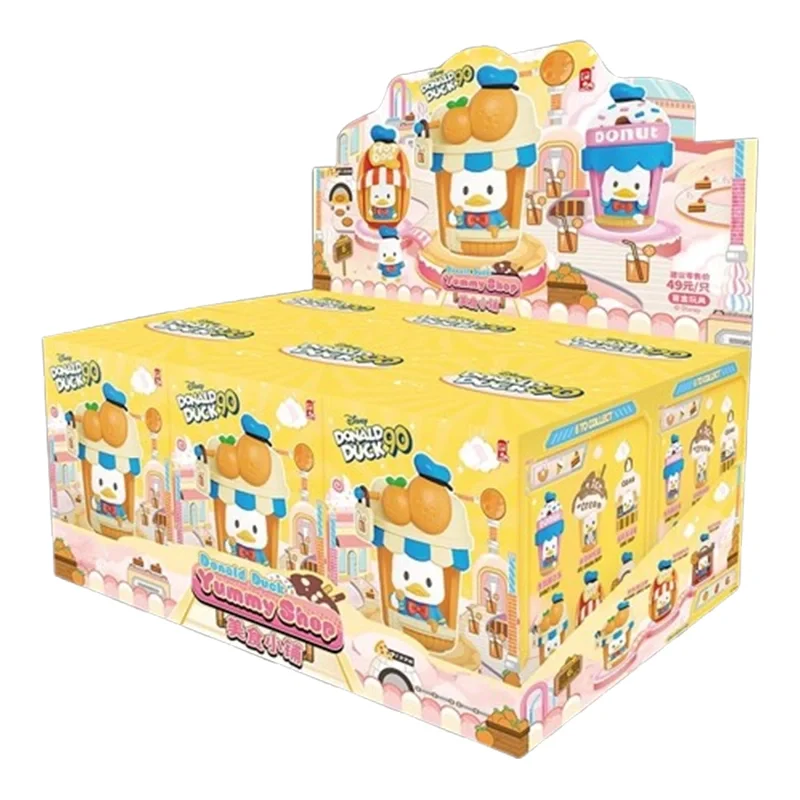 Disney Donald Duck Gourmet Shop Series слепая коробка ПВХ гаражный комплект коробка-сюрприз