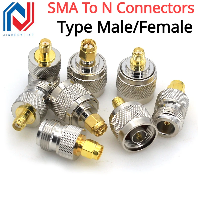 

1PCS SMA To N Connectors Type Male Female RF Connector Adapter Test Converter Kit Transmission Cables N To SMA connector