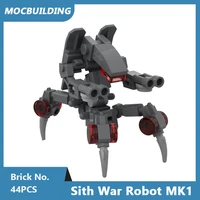 moc building blocks sith war robot mk1 model diy assembled bricks space technical battle series creative kids toys gifts 44pcs