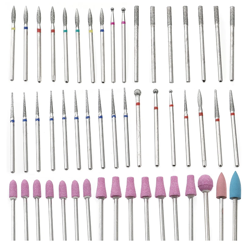 

Набор Алмазных фрез для маникюра, набор из 7/10 насадок для электрических аксессуаров для полировки ногтей, инструменты для маникюра в салоне
