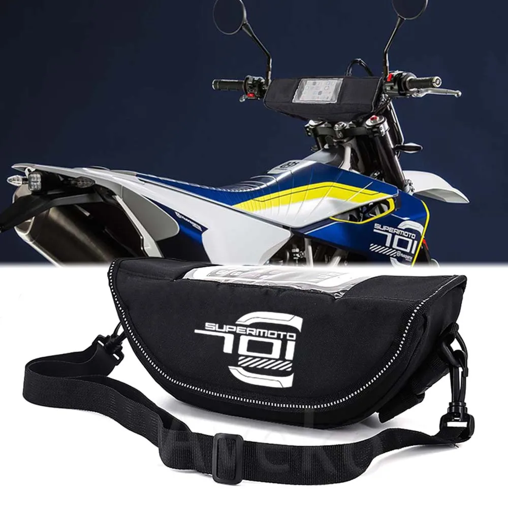 

2023 Storage Bag For Husqvarna Norden 901 701 SUPERMOTO & ENDURO 701 Modern Waterproof Motorcycle Handlebar Travel Bag
