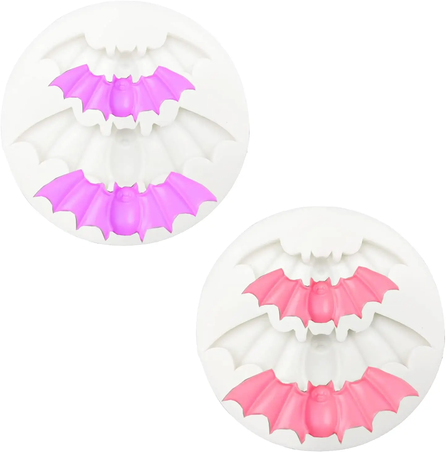 

Halloween Bat Shape Fondant Mold Silicone Baking Accessories DIY Sugar Craft Chocolate Cutter Mould Fondant Cake Decorating Tool