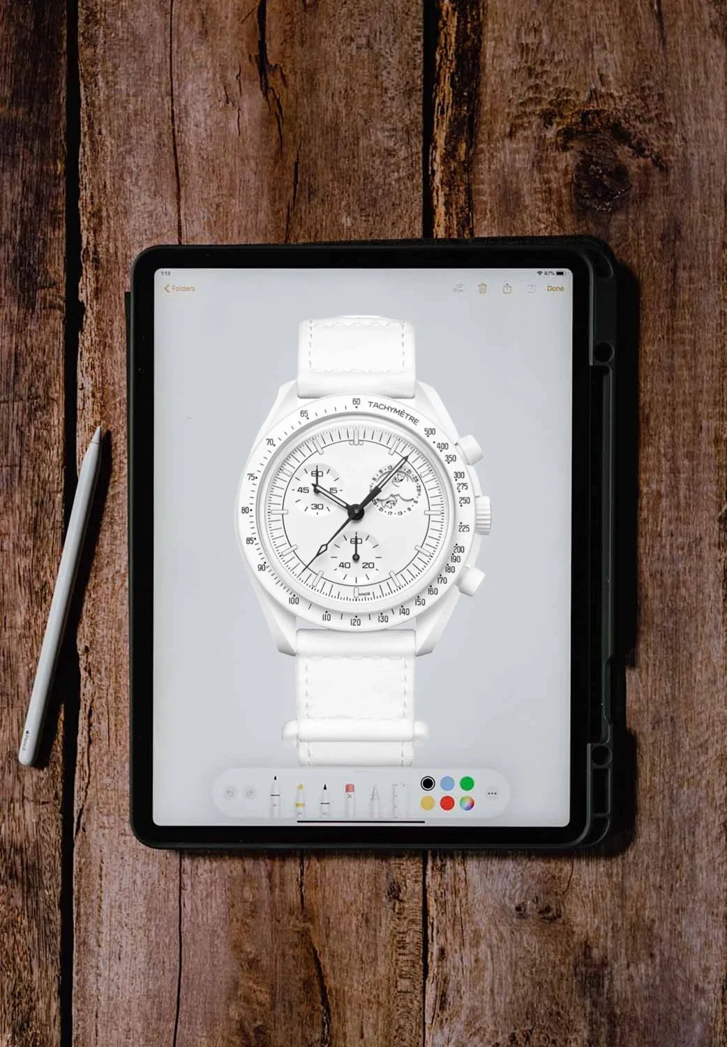 Мужские роскошные дизайнерские часы Moon высококачественные биокерамические