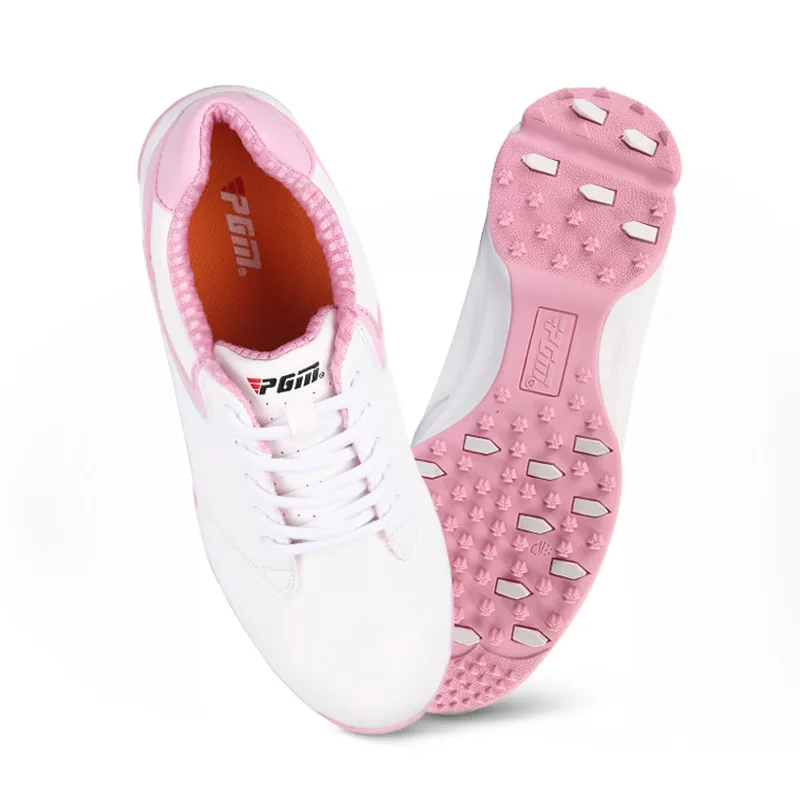 PGM Golf Shoes Women Shoes Anti-side-slip Spike Shoes Waterproof Breathable Golf Shoes Sports Shoes
