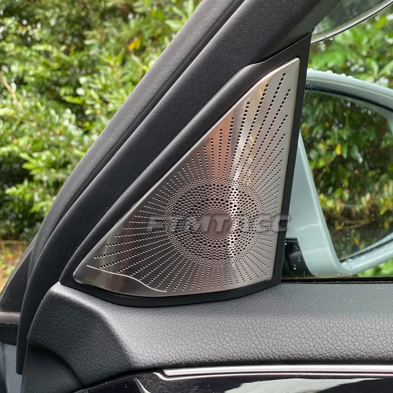 aliexpress.com - 2PCS For Mercedes Benz E Class W212 Interior Trim Car Styling Car Audio Speaker Cover Stainless Steel Sticker Decor Accessories