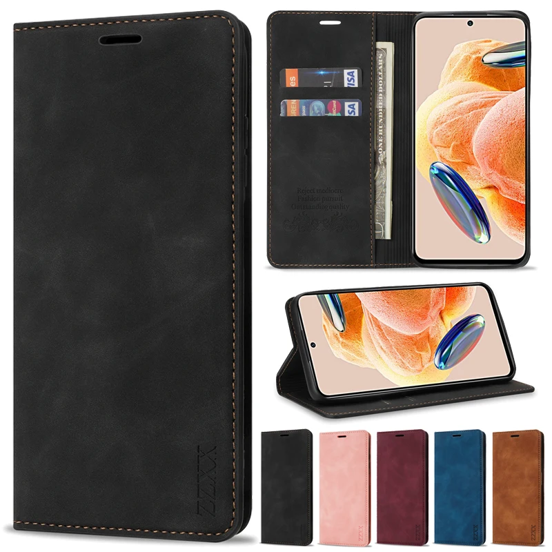 

Wallet Flip Leather Case For Xiaomi 12T 12 Lite 11T Poco X5 Pro M5s C51 C50 X4 GT M4 Pro X3 F3 M3 Redmi A1 A2 12C 10C 9A 9C 9T