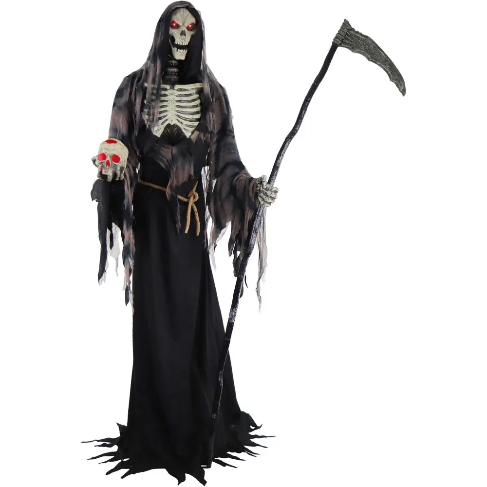 

Reaper Animatronic by SVI with Lights and Sound, halloween decorations for home