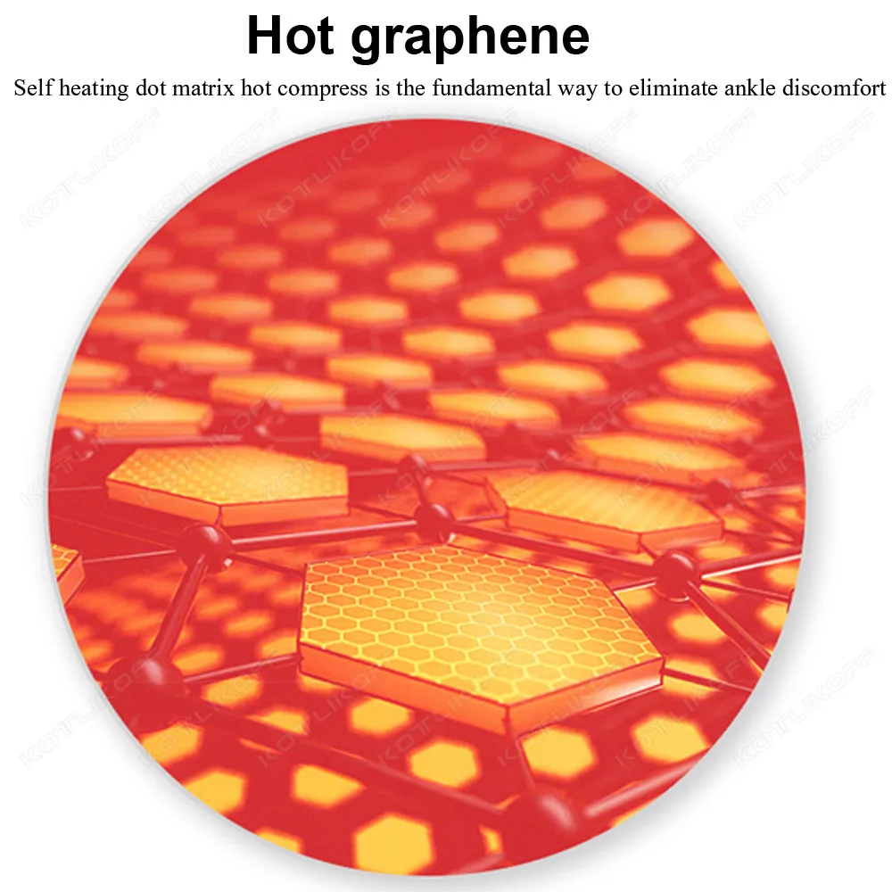 1 пара компрессионных носков Tendonitis для голеностопного бандажа графеновая защита