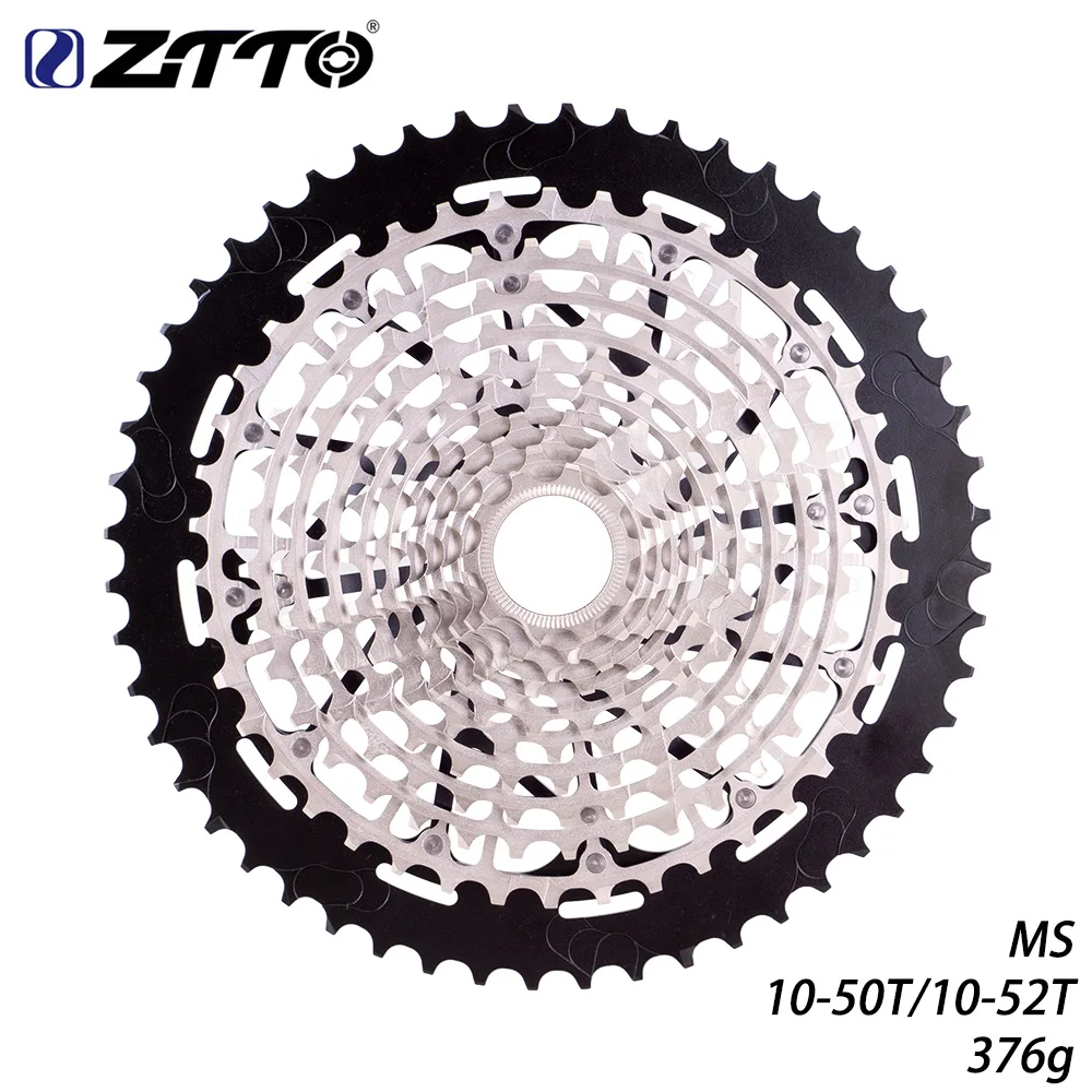 

ZTTO Mountain Bike MTB 12 Speed Cassette 10-50T MS ULT Micro K7 Spline Ultimate Lightweight 376g 12speed For M6100 M7100 M8100