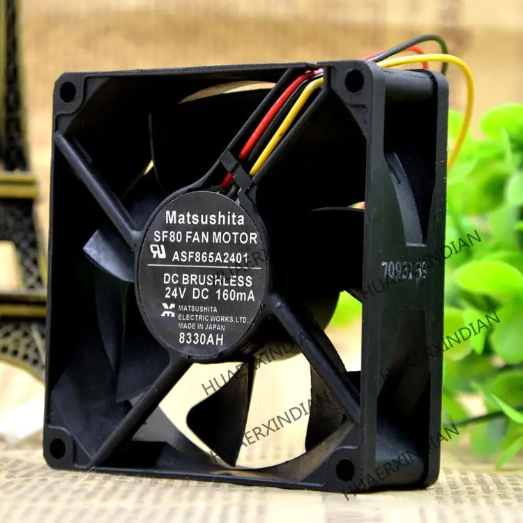Новый комплект охлаждающих вентиляторов ASF865A2401 24 в 160 мА 80*80*25 мм