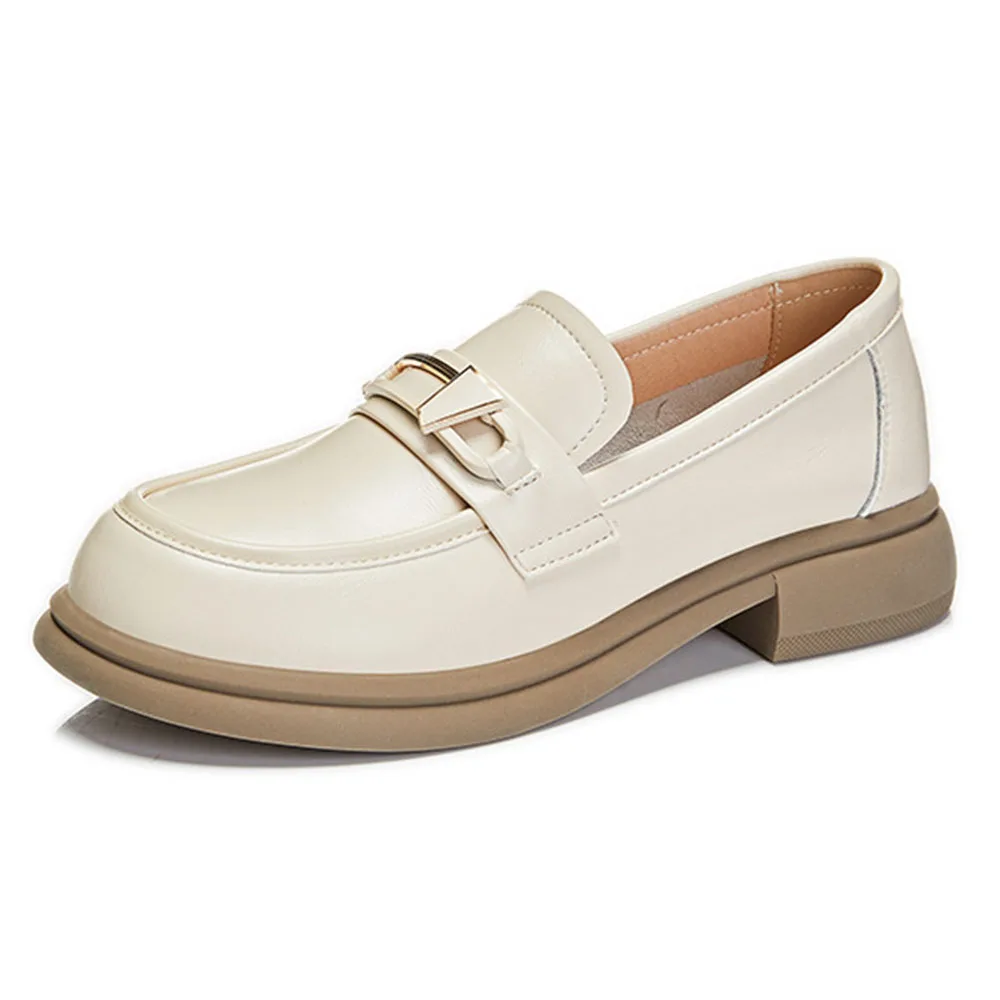 

British style Platform Shoes Women's Loafers Luxury Pumps Shoes Woman Sneakers Wedges Designer Heels Leather Party Footwear a236