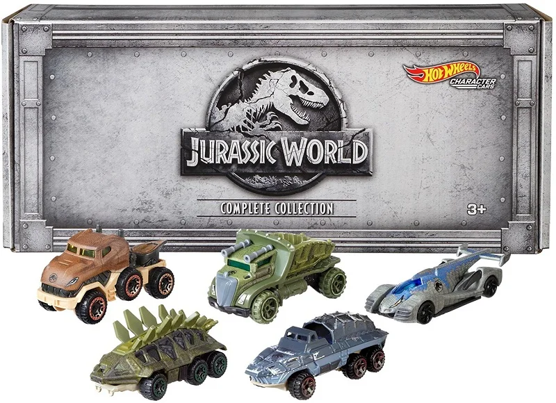 1:64 Tyrannosaurus Triceratops Stegosaurus Velociraptor Jurassic World Dinosaur Collection Die Cast Alloy Car Model