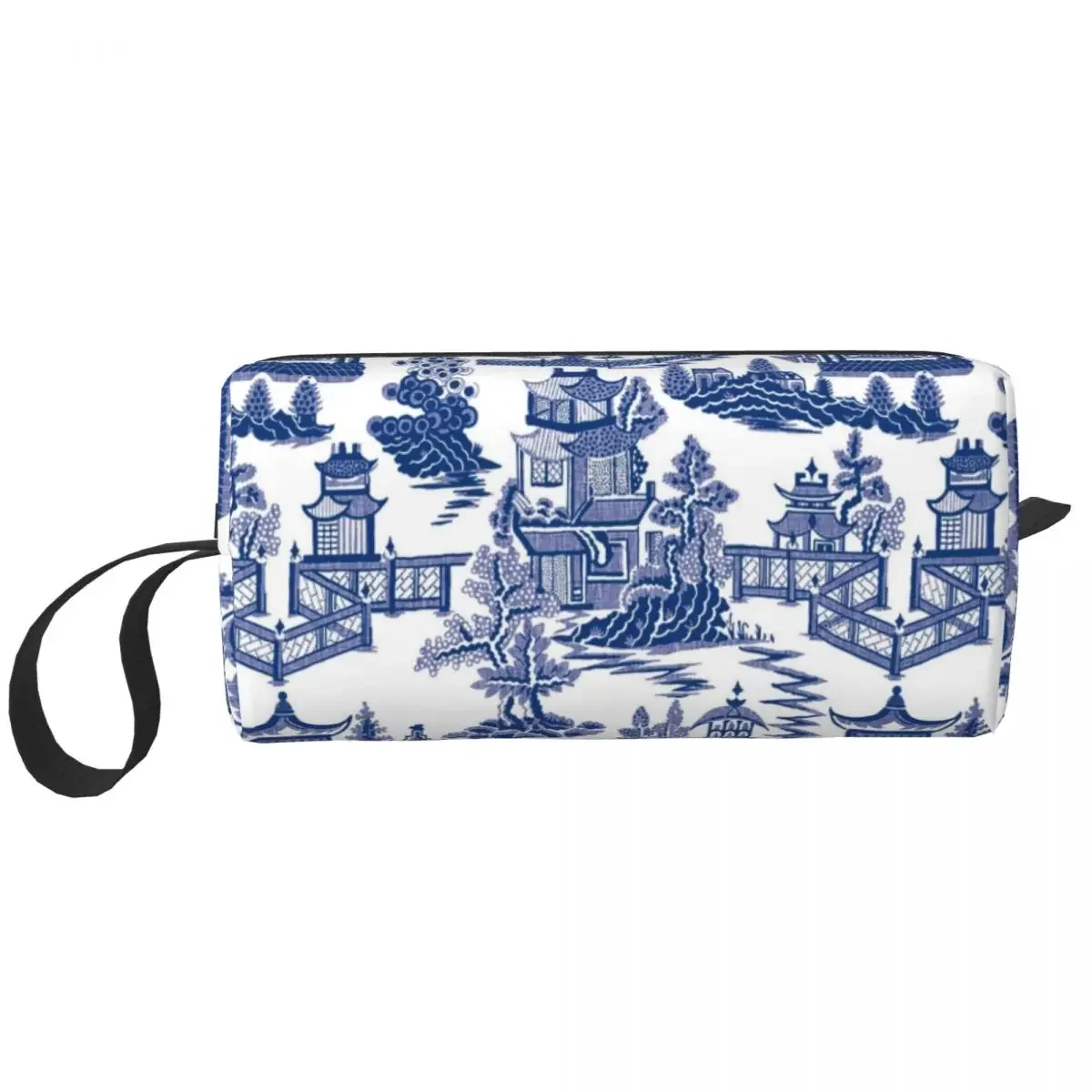 Синяя ивовая старинная косметичка Ming органайзер для хранения набор Хранения