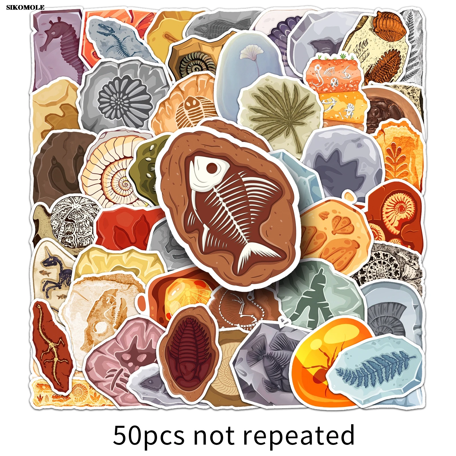 10/30/50 шт. наклейки в виде животных