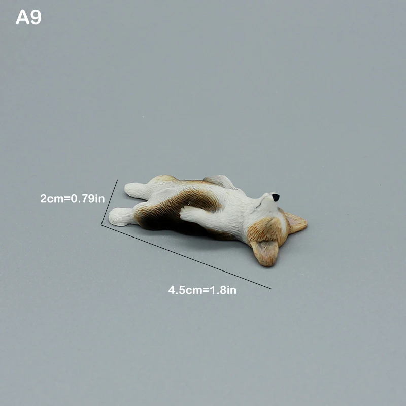 

Фигурки собак корги из смолы