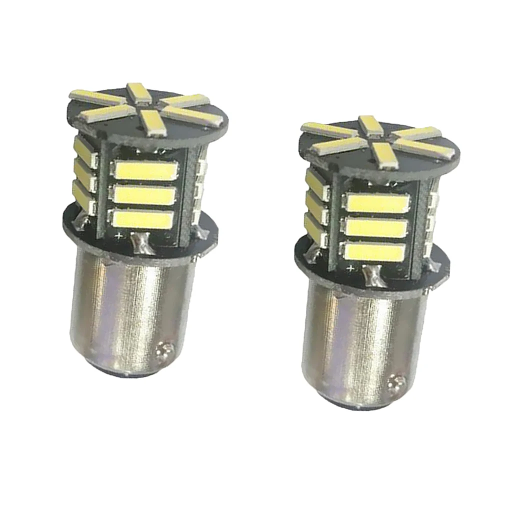 

2 Pcs BA15S 1156 7020 21SMD LED Car Parking Indicator - White