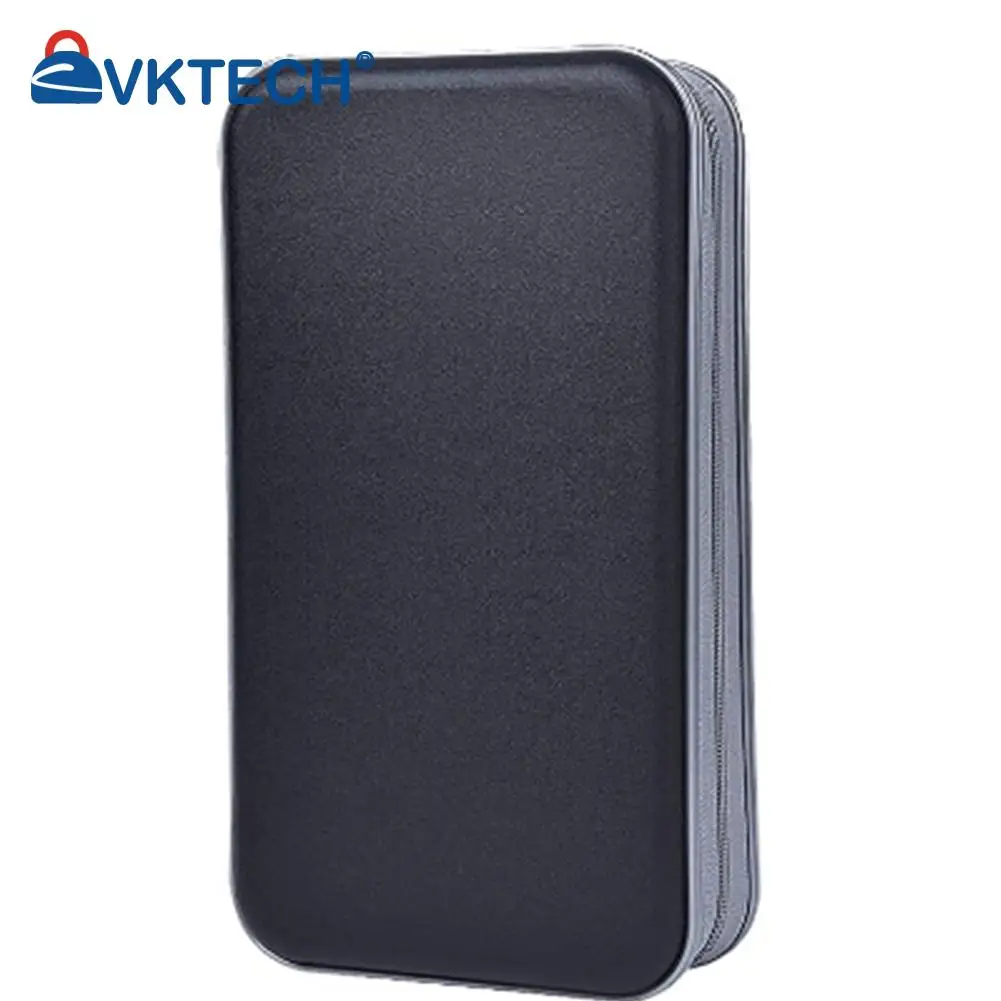 

Функциональная квадратная вместительная коробка для хранения компакт-дисков, сумка для хранения DVD в автомобиле, большая и портативная