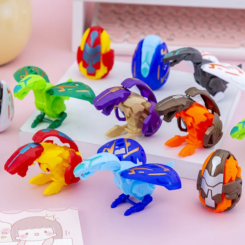 

5PCS/Lot Baby Deformation Dinosaur Egg Toy Tyrannosaurus Rex Kindergarten Activity Birthday Sharing Gift