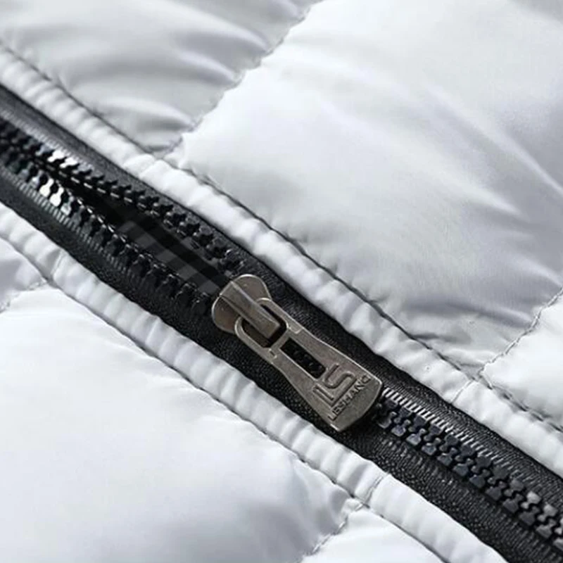 Mens Solid Color Puffer Waistcoat Quilted Padded Vest Body Warmer Sleeveless Jacket Coats Outwear Windbreaker Clothing