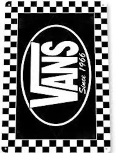 Фото VANS TIN SIGN OFF THE WALL SKATE PARK SKATEBOARD HALF CAB OTTO SHOE CALIFORNIA-Алюминий №1