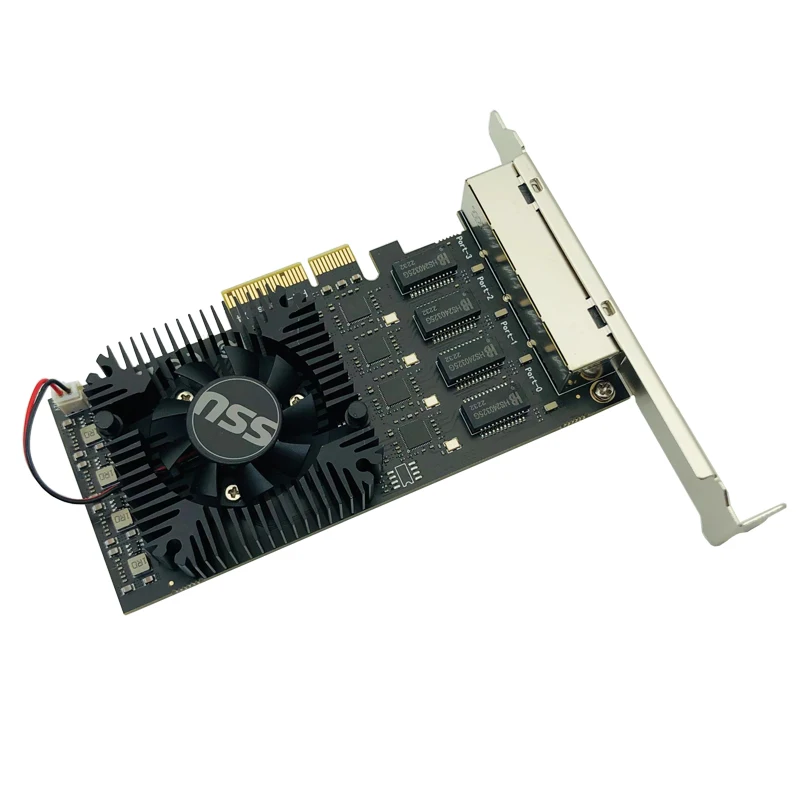 НОВЫЙ адаптер сетевой карты 2 5 Гбит/с ГБ Ethernet 4-портовый RJ45 PCIE PCI Express X4 2500 Мбит/с
