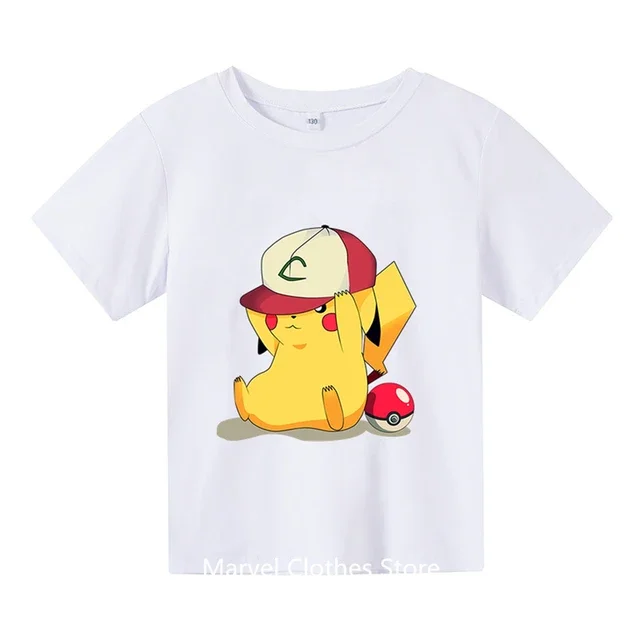 Футбольная рубашка Potdemiel Pokemon Piplush для мальчиков и девочек