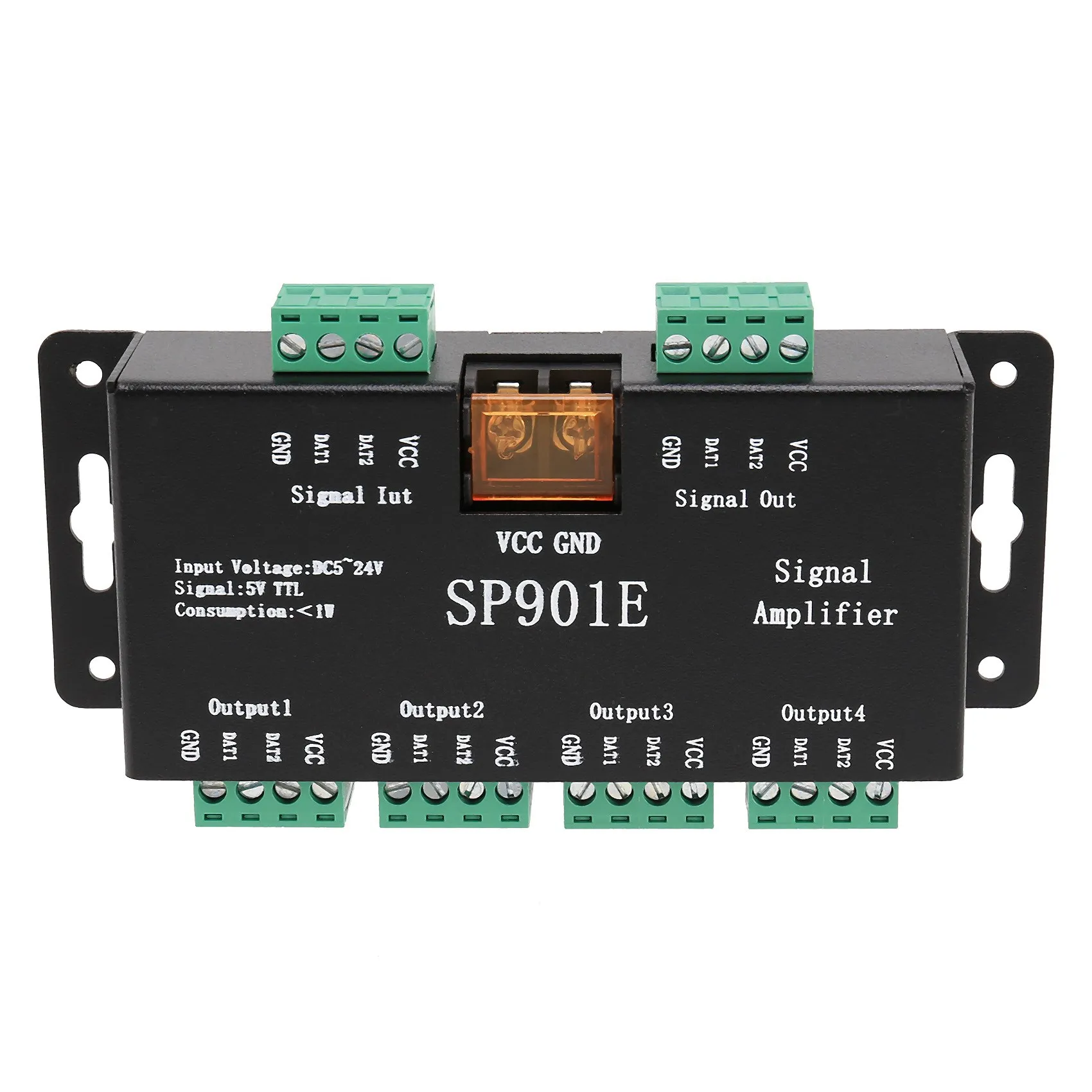 SP901E Светодиодный пиксель WS2812B WS2811 Повторитель усилителя сигнала SPI для WS2813 SK6812