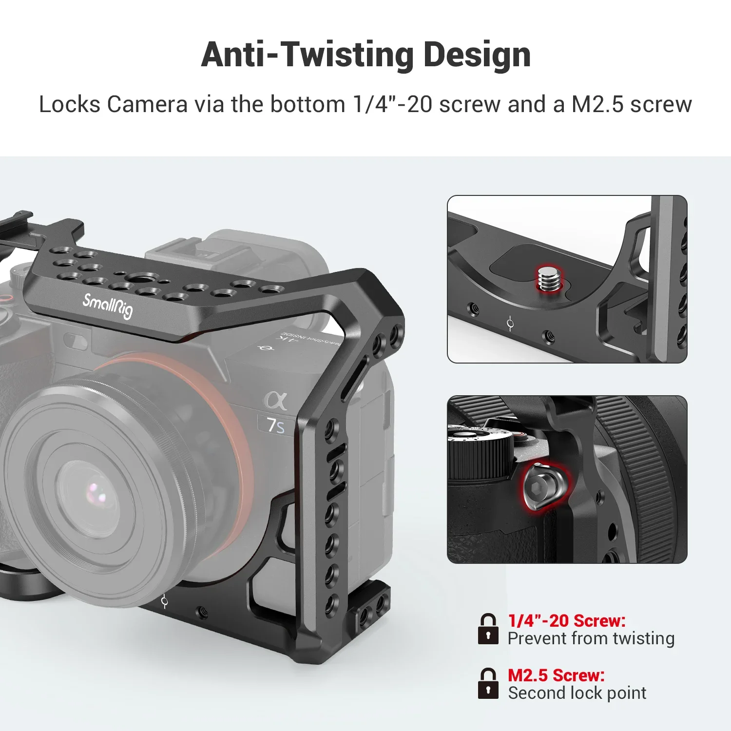 Клетка SmallRig a7s3 A7siii для цифровой зеркальной камеры Sony Alpha 7S III клетка с креплением