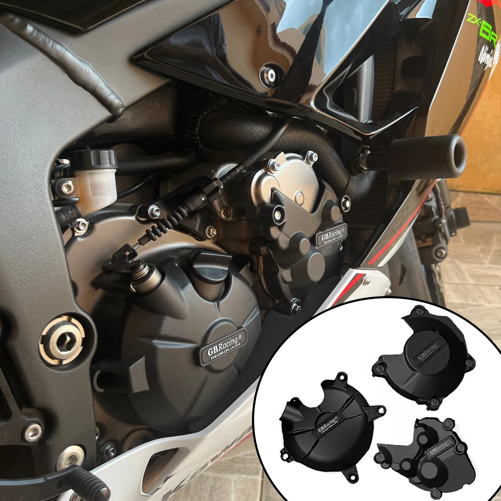 

Чехол для защиты двигателя ZX6R, GB Racing For Kawasaki Ninja ZX 6R 636 2007-2020 2021 2022, аксессуары для двигателя из углеродного волокна