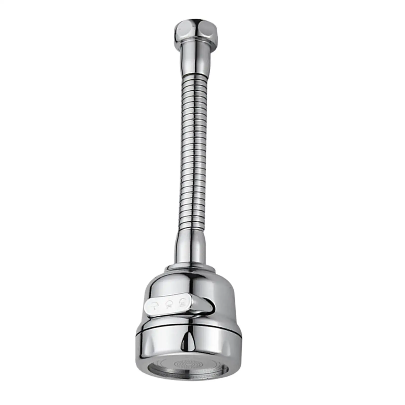 

Splash Proof Sink Tap Faucet Extender 360°Rotating 3 Kinds of Water Way Multifunctional 21.5mm Water Nozzle Adapter for Home