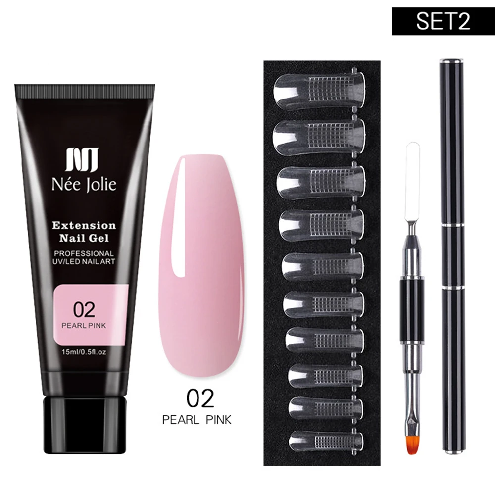 Светодиодная лампа набор из трех предметов форма для ногтей 15 мл