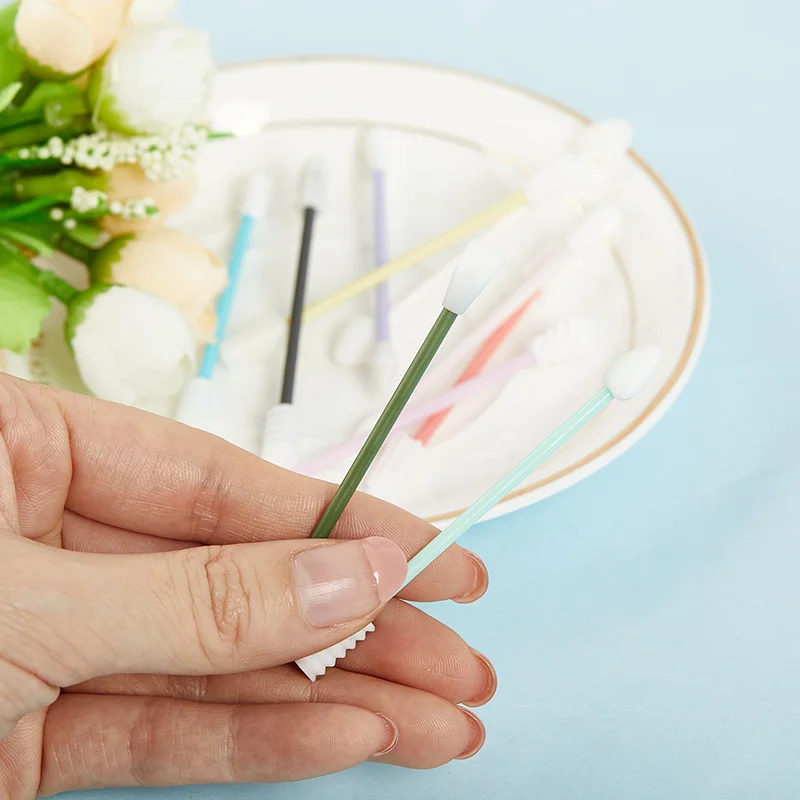 Силиконовые ватные палочки многоразовые для чистки ушей двухсторонние и носа