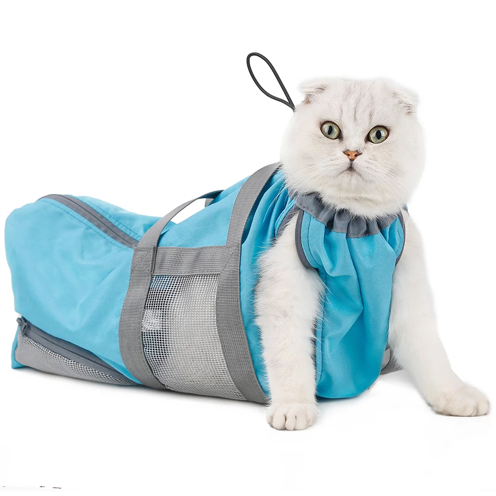 

Cat Grooming Nail Pet Bathing Restraint Cut Carrier Shower Trimming Cleaning Supplies Bath Nails Anti Scratch Cats Clippers Claw