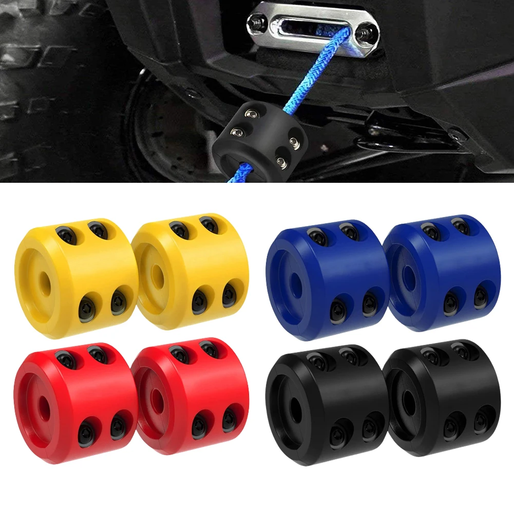 

1Pcs Cable Hook Stopper Winch Mount Stop Rope Line Cable Saver For Universal Auto Offroad ATV UTV Accessories Parts