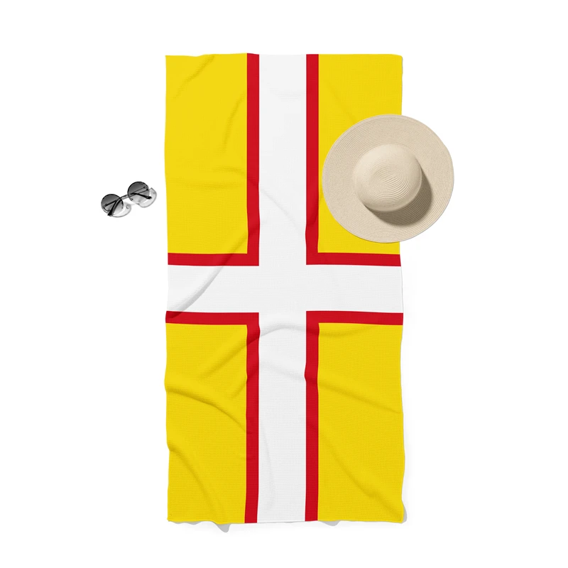 Вафельное пляжное полотенце Aertemisi Dorset England Extra Large Oversize 180 см x 90