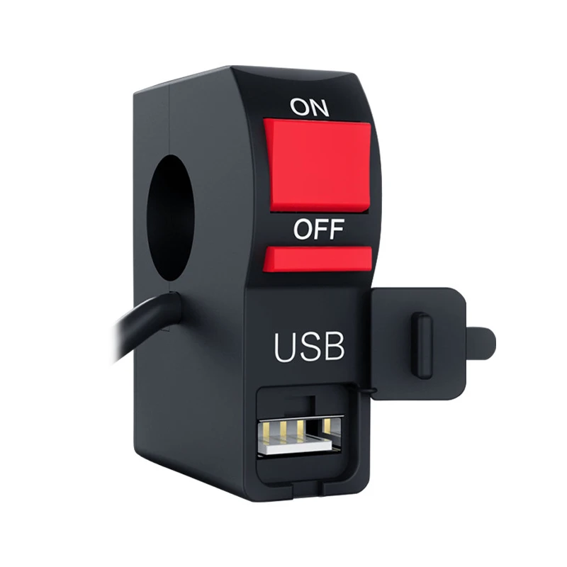 motorcycle phone charger single usb moto bicycle handlebar waterproof charger adapter for benelli trk 502x with onoff switch free global shipping