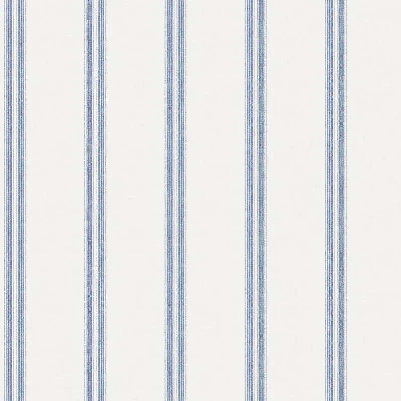 

Chesapeake Johnny Navy Stripes Wallpaper 56.4 sq. ft.